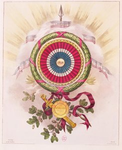 Kokarde, Emblem von 1848