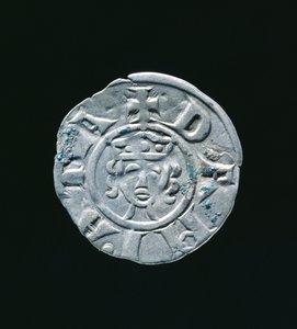 Münze von Johann von Brienne (ca. 1170-1237) von French School