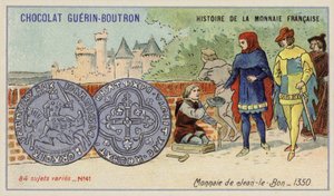 Münzen von Johann dem Guten von French School