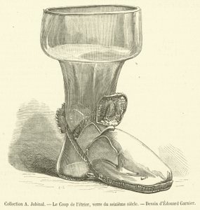 Sammlung A. Jubinal, Der Hufschlag, Glas aus dem sechzehnten Jahrhundert von French School
