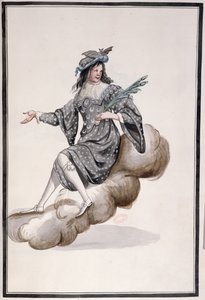Kostüm für Nacht für das Ballet de la Nuit von Jean-Baptiste Lully, getanzt von Ludwig XIV., 23. Februar 1653