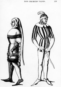 Kostüme der ersten Könige von Valois, 1877 von French School