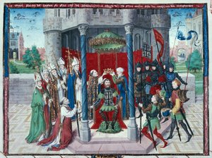 Graf Jean de Brienne, Miniatur aus 