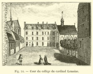 Hof des Kollegs des Kardinals Lemoine von French School