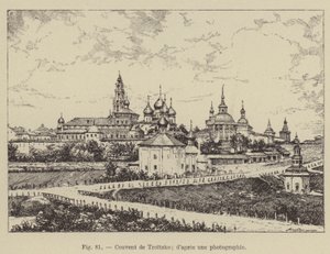 Kloster von Troitzko von French School
