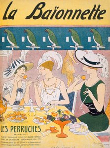 Titelillustration aus der Zeitschrift La Baionnette, 1914-18 von French School