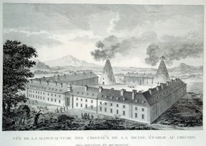 Kristallwerke von Königin Marie Antoinette in Creusot bei Moncenis in Burgund von French School