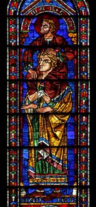 Daniel mit St. Markus auf seinen Schultern von French School