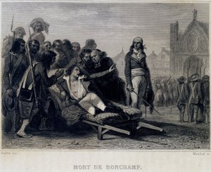 Tod von Bonchamp oder Bonchamps (1793) - in „Revolution francaise“ von Thiers