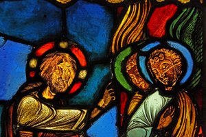 Christus von Engeln betreut (nach der Versuchung)