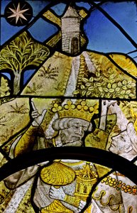 Detail aus der Anbetung der Könige, ursprünglich aus St. Vivien, Rouen