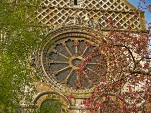 Das Rad der Fortuna an der Nordfassade