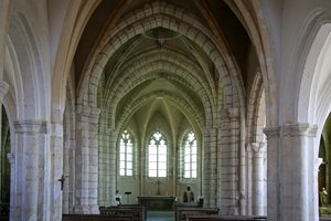 Darstellung des Ostendes der Kirche