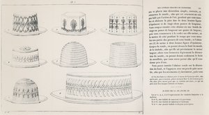 Entwürfe für Timbale de Macaroni von Antonin Carême (Stich)