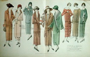 Kleider und Mäntel für Frauen, aus 