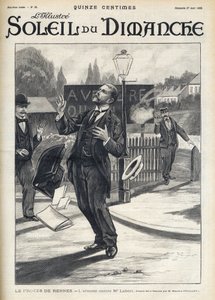 Dreyfus-Affäre - Mordversuch an Maitre Labori während des Rennes-Prozesses - Angriff auf Herrn Fernand Labori (1860-1917), Verteidiger von Alfred Dreyfus (1859-1935), in Rennes auf dem Weg zum Gerichtssaal
