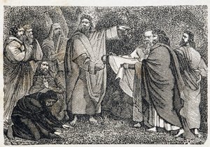 Druiden pflücken Mistel - in „Paris durch die Jahrhunderte“