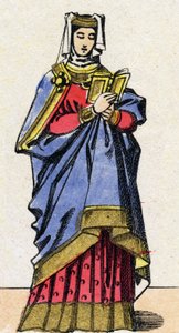 Dynastie der Kapetinger: Porträt von Blanche de Castille