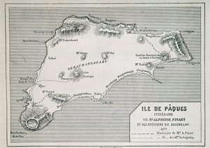 Osterinsel (Rapa Nui): Reiseroute von Herrn Pinart