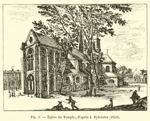 Kirche des Tempels, nach I. Sylvestre, 1650 von French School