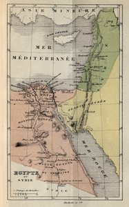 Ägypten und Syrien im 19. Jahrhundert - Gravur in „Histoire de France“ von Victor Duruy (1811-1894) - 1882 von French School