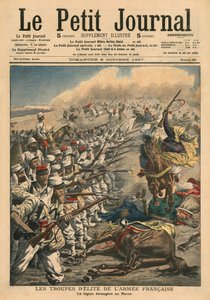 Elitetruppen der französischen Armee, Französische Fremdenlegion in Marokko, Illustration aus 