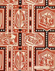 Vorsatzpapier aus Art-Gout-Beaute, ca. 1920er Jahre von French School