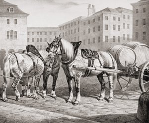 Englische Bauernpferde, 1823