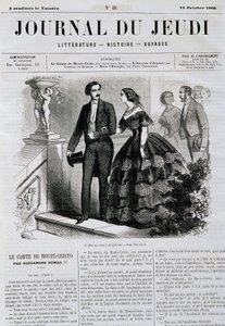 Episode der Romanreihe Der Graf von Monte Cristo - in „Le Journal du Jeudi“ vom 14.10.1860 von French School