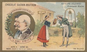 Erkmann-Chatrian, kollektives Pseudonym von Emile Erkmann (1822-1899) und Alexandre Chatrian (1826-1890), Romanautoren, Autoren von „L