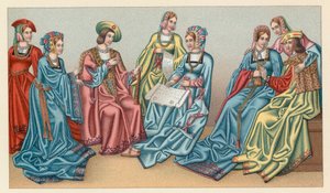 Europa XV-XVI Jahrhundert Kostüm von French School