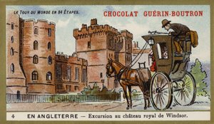 Ausflug zum königlichen Schloss Windsor, England von French School