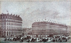 Außenansicht der Louvre-Kaufhäuser
