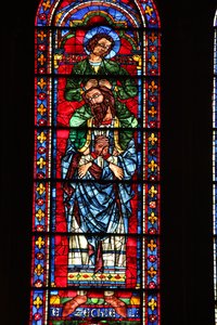 Ezechiel mit St. Johannes auf seinen Schultern