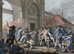 FRANZÖSISCHE REVOLUTION - Der heldenhafte Mut des jungen Desilles, 31. August von French School