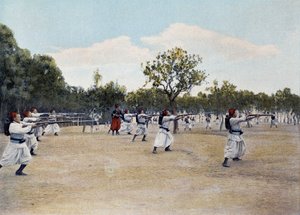 Bajonettfechten - in „Album militaire“ - Zouaven von French School