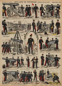 Festungsartillerie der französischen Armee von French School