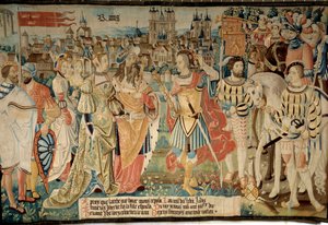 Gründung der Stadt Reims: Remus verheiratet seine Tochter mit König Francus von French School