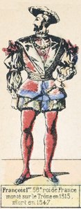 Franz I., 58. König von Frankreich, bestieg den Thron 1515, gestorben 1547 von French School