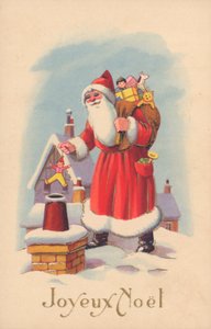 Französische Weihnachtskarte