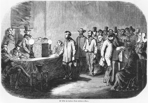 Französische Wahlen vom 23. April 1848 in Paris, 1848 von French School