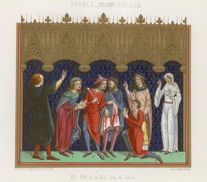 Französische Figuren des 12. und 13. Jahrhunderts von French School