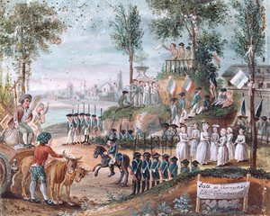 Französisches provinzielles Fest des höchsten Wesens, 1794