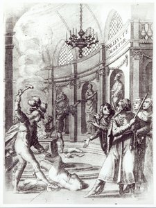 Frontispiz für Polyeucte von Pierre Corneille (1606-84) veröffentlicht 1643