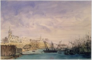 Gesamtansicht von Algier, 1845 von French School
