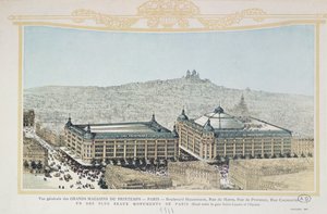 Gesamtansicht des Pariser Kaufhauses Printemps, 1911