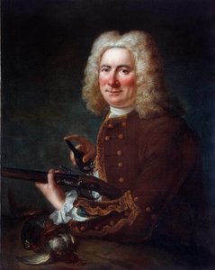 Gentleman mit Steinschlossgewehr