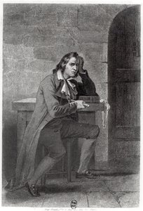 Gracchus Babeuf (1760-97) ersticht sich selbst von French School
