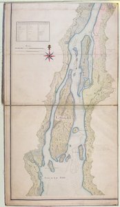 Grosse Isle und ein Teil des Eriesees, 1796 von French School