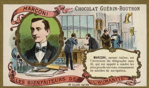 Guglielmo Marconi, italienischer Erfinder und Radiopionier von French School